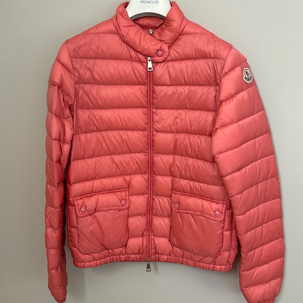 Moncler Lans quilted padded shell down jacket